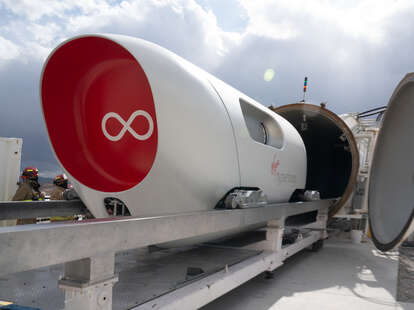 Virgin Hyperloop Front View Virgin 'Hyperloop' Completes Its First Test With Passengers On Board ...