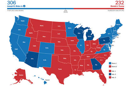 It's Official: Biden Wins 306 Electoral Votes, The Exact Number