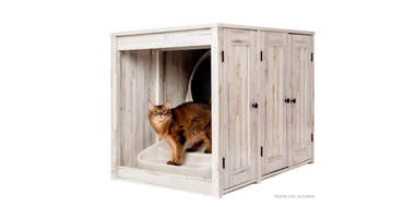 credenza litter box