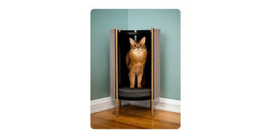 A quaint cat silo
