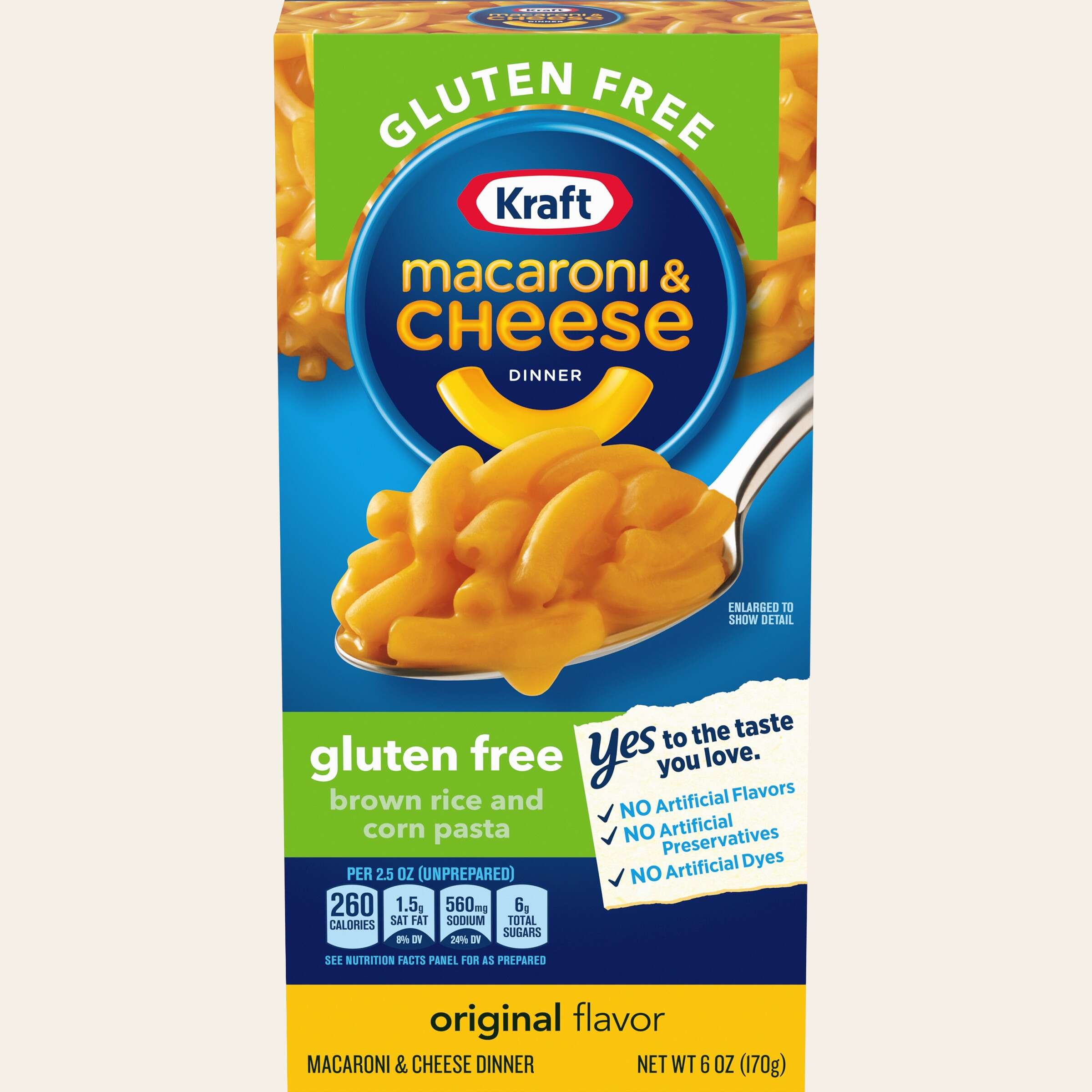Kraft Gluten-Free Mac & Cheese box
