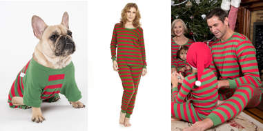 matching dog pajamas cat owners pjs holidays