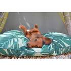 Tropical Leaves Pet Bed Pillow