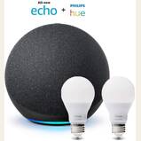 All-New Echo (4th Gen) Bundle with Philips Hue Bulbs (2-pack)