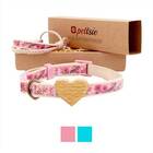 Pink Heart Cat Collar with Friendship Bracelet
