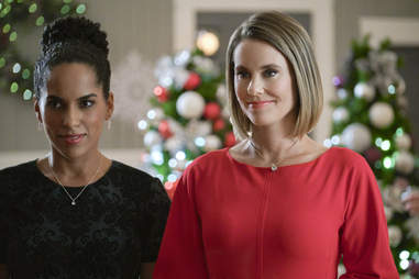 n'embrassez jamais un homme avec un pull de Noël