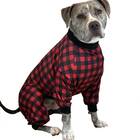 Tooth and Honey Pit Bull Pajamas Buffalo Plaid