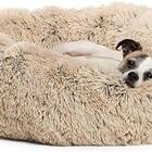 Shag Donut Cuddler Dog Bed