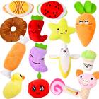 14-Pack Plush Squeaky Toys
