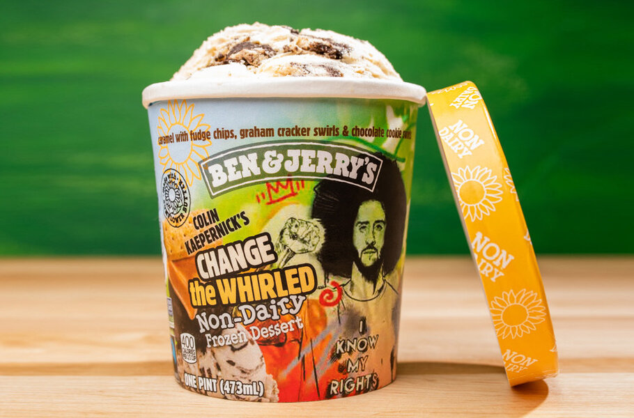 Ben & Jerry's & Colin Kaepernick Release A 'Change The Whirled' Flavor ...