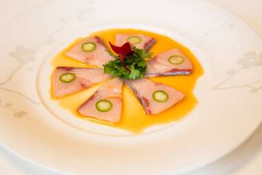 Nobu yellowtail sashimi