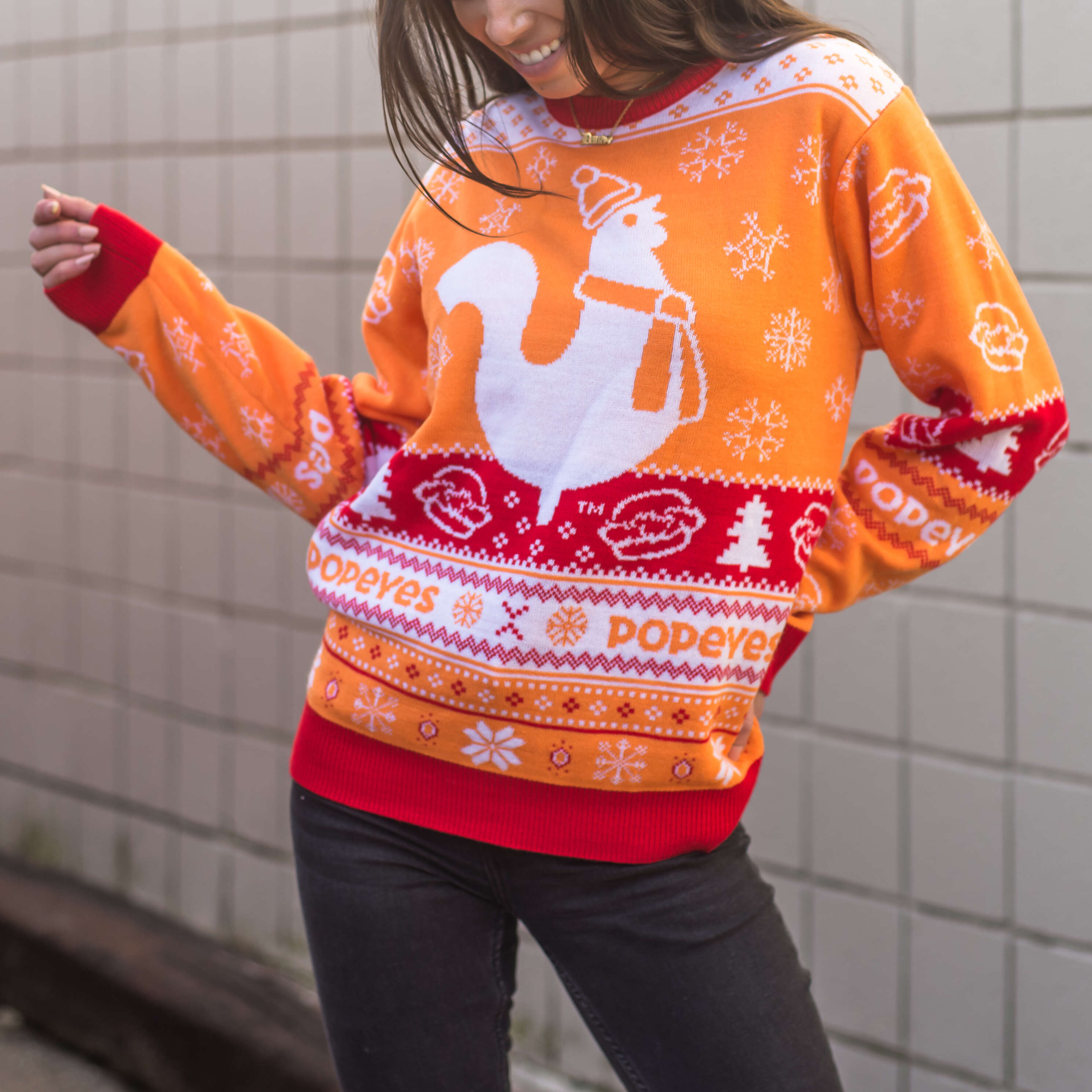 Popeyes Chicken Ugly Christmas Sweater 2020: How to Buy One Right Now -  Thrillist