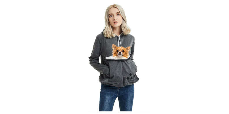 Unisex Pet Carrier Hoodie Cat Dog Pouch