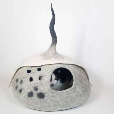 A fairy-style cat cave for the storybook lovers