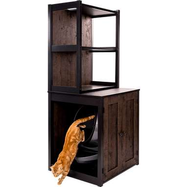 Litter Box Storage Cabinet And Hutch