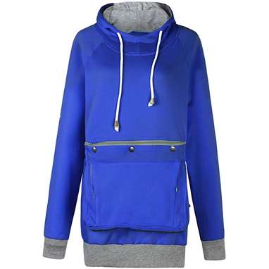 Hoodie with outlet cat zipper pouch