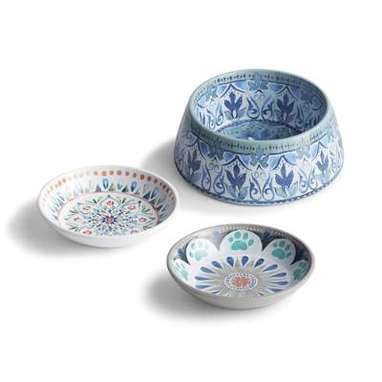 Traditional Melamine Pet Bowls 