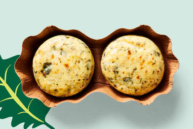 Kale and Portabella Mushroom Sous Vide Egg Bites