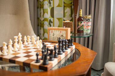A playable chess set at the 21c Museum Hotel Lexington