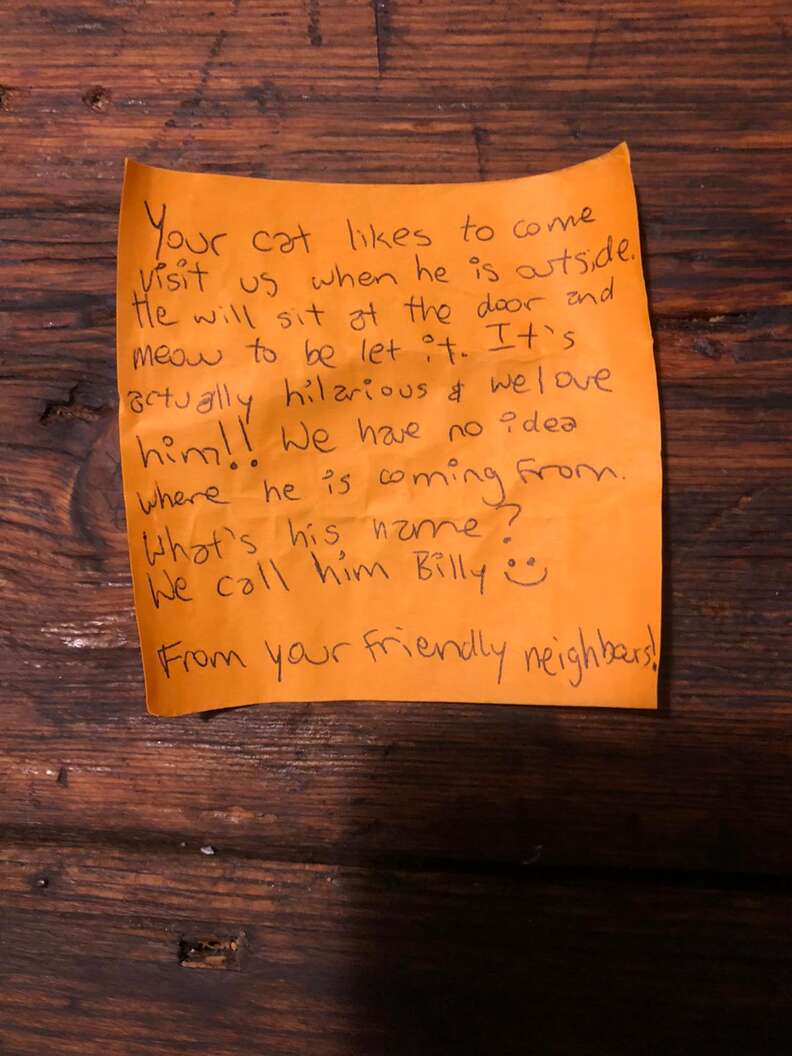 Cat Comes Home With A Note On His Collar Revealing His Double Life - The Dodo Cat Comes Home With A Note On His Collar Revealing His Double Life - The Dodo