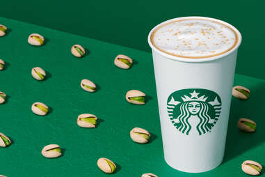 Hot Pistachio Latte from Starbucks