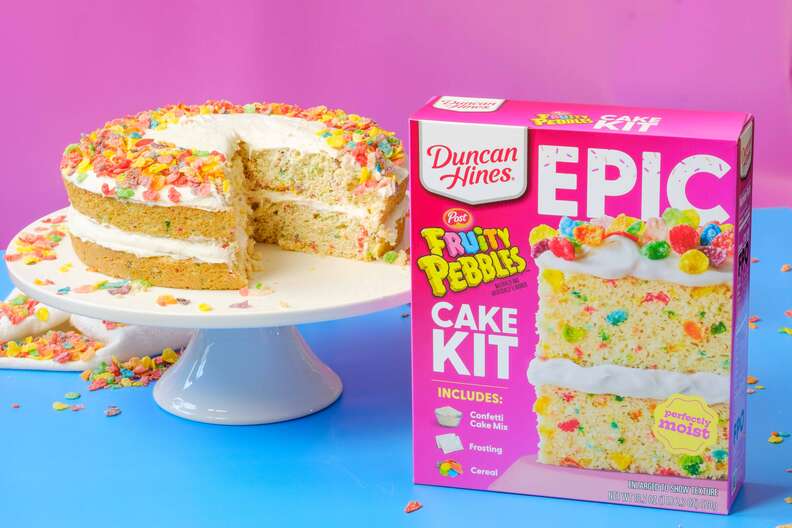 Duncan Hines EPIC Fruity Pebbles Baking Kit