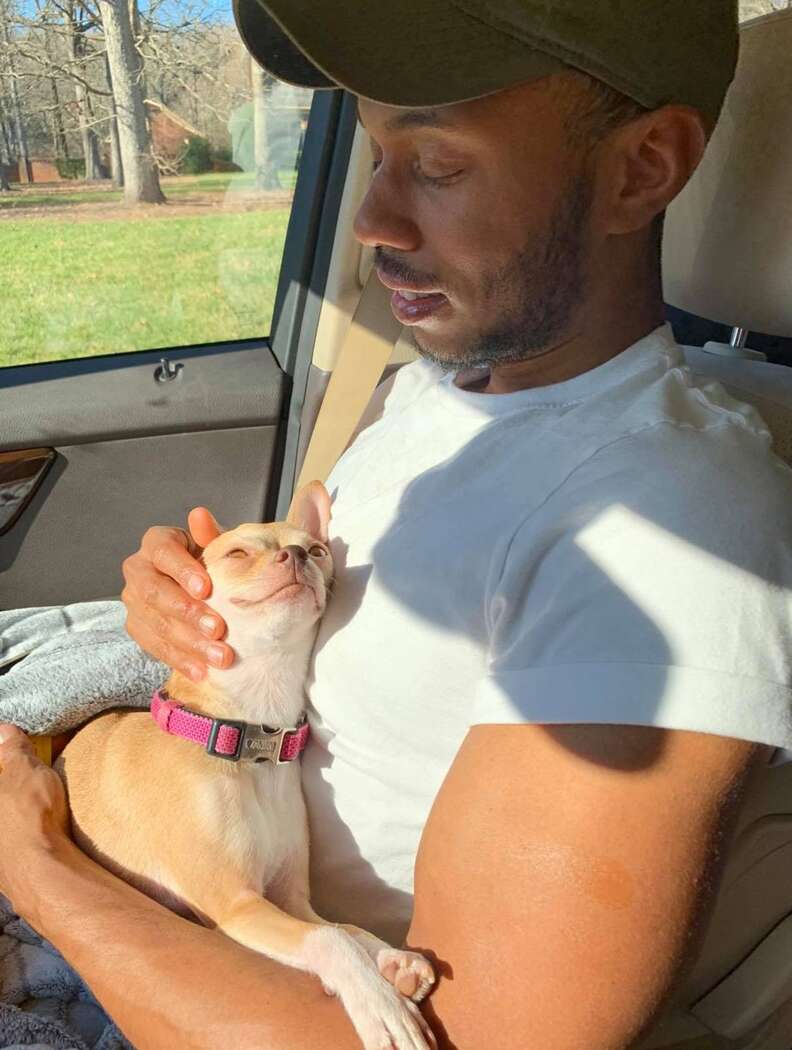 Man falls in love with a little dog