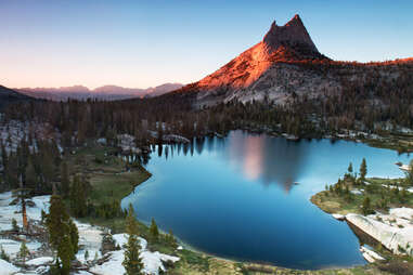 cathedral peak mountain