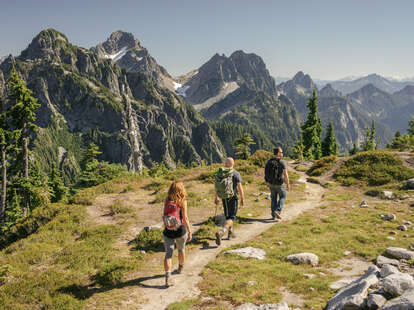 North Cascades National Park hikers