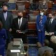 Democrats Officially Have A Senate Majority After VP Harris Swears In 3 New Members