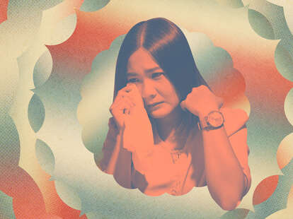 crying woman