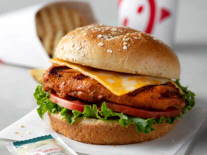 Chick-fil-A Grilled Spicy Chicken Deluxe Sandwich