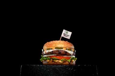Carl's Jr. Beyond Meat Fiery Famous Star Burger