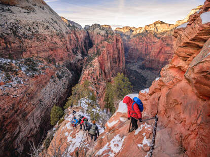 Pressure builds from locals to close Utah's Zion National Park even as  tourists continue to go there 