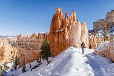 bryce canyon hiker