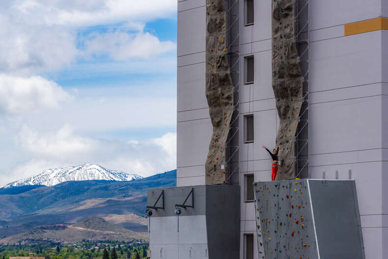 rock climbing