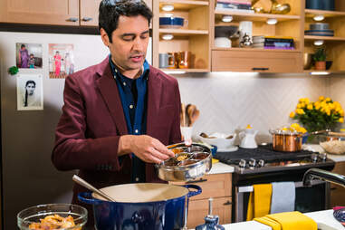 Sri Rao cooking