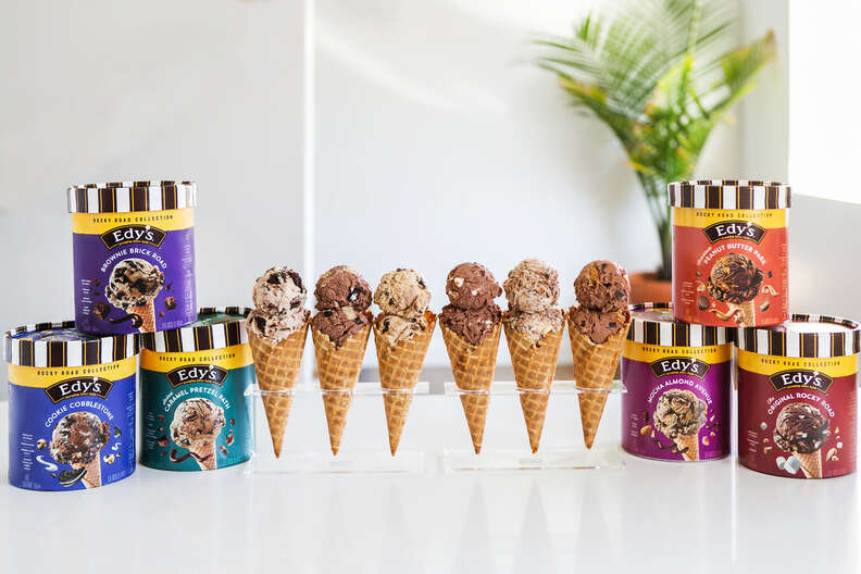 Edy's and Dreyers' Rocky Road ice cream collection