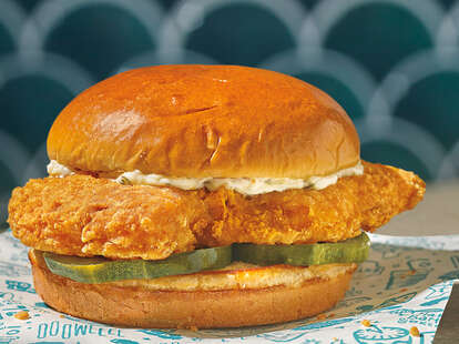 Cajun Flounder Sandwich