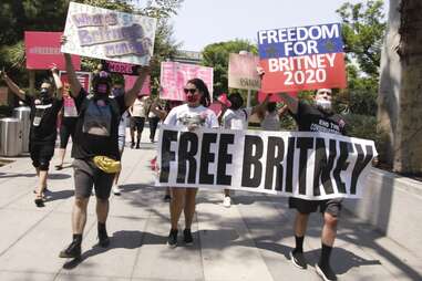#freebritney march, framing britney spears