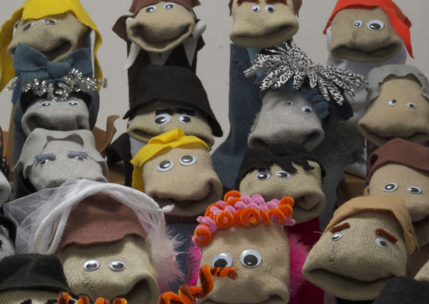 sock puppet theater