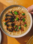 brandon jew congee soup simmer down thrillist jook rice porridge recipe vegetarian