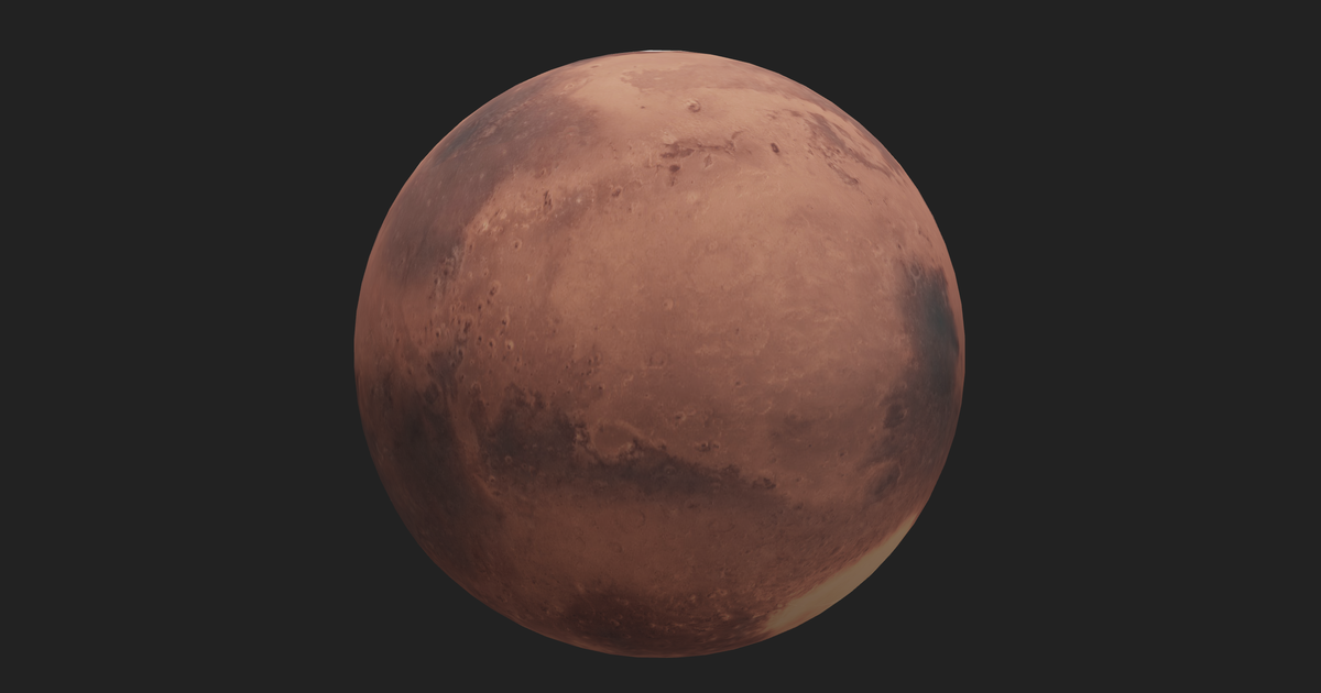 mars from earth