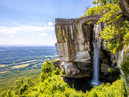 Waterfall at Rock City Gardens