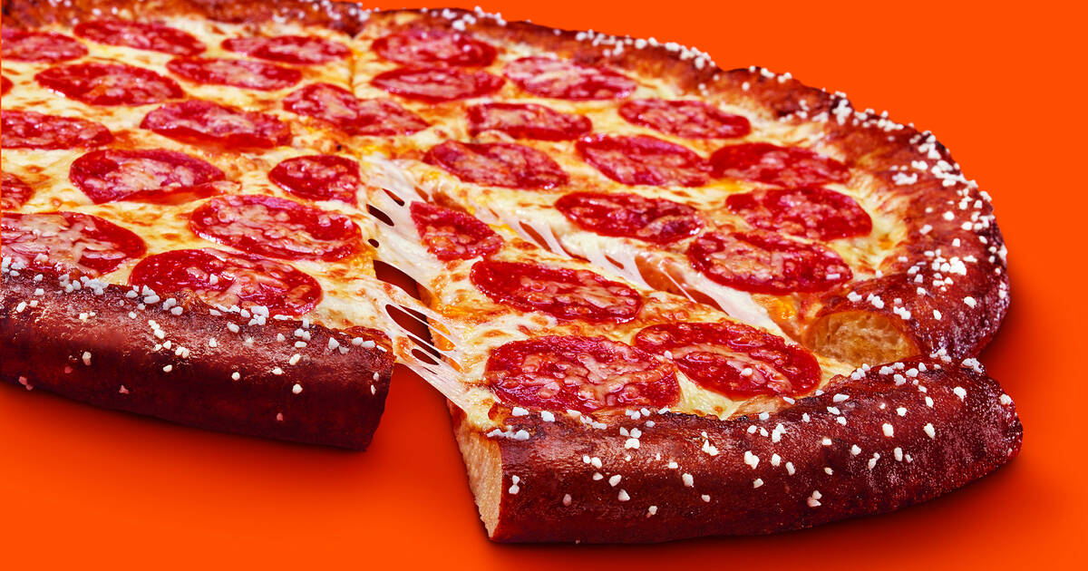 Little Caesars Pretzel Crust Pizza Is Back - Thrillist