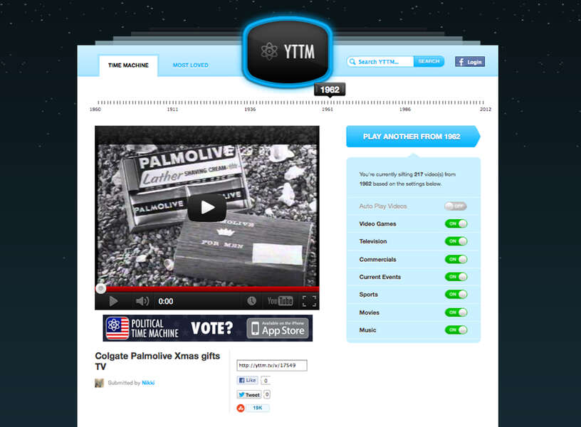 YouTube Time Machine Entertainment Thrillist New York