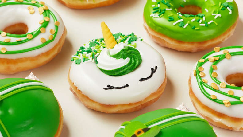 Krispy Kreme St. Patrick's Day donuts