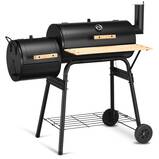 Costway Outdoor BBQ Grill Charcoal Barbecue Pit Patio Backyard Meat Cooker Smoker