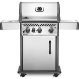 Napoleon Rogue XT 425 Propane Gas Grill with Infrared Side Burner, Stainless Steel