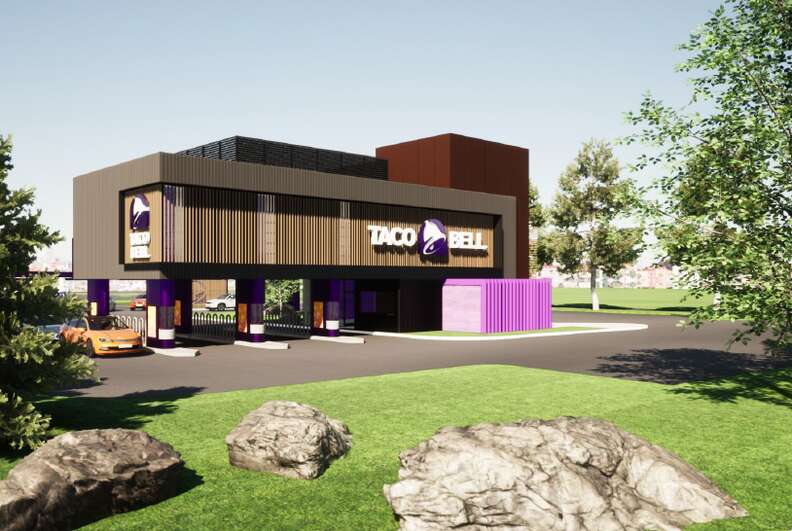 Taco Bell Brooklyn Park rendering